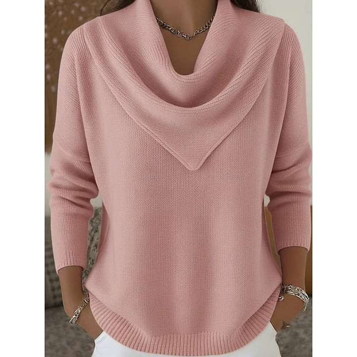Ottilie | Draped Cowl-Neck Jumper