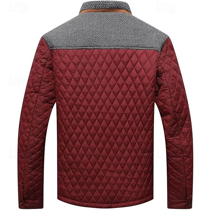 Maxwell | Quilted Stand-Collar Jacket