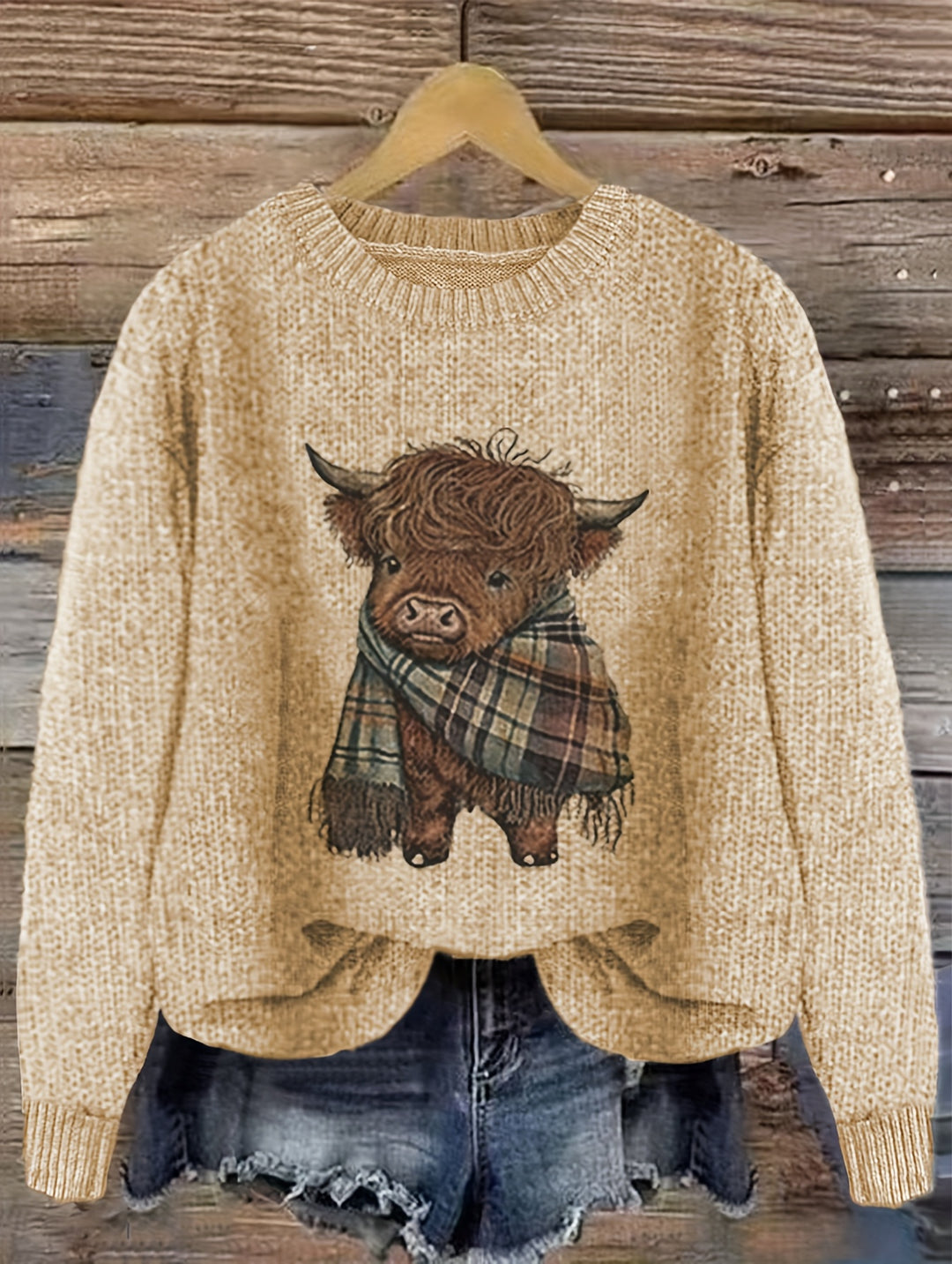 Bonnie | Cosy Highland Cow Pullover