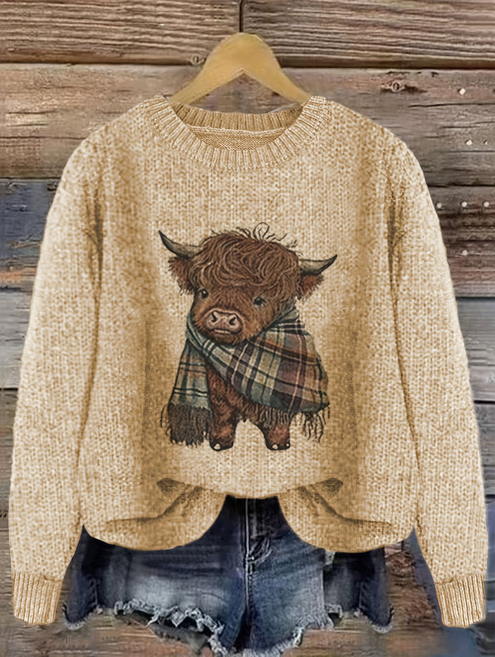 Bonnie | Cosy Highland Cow Pullover