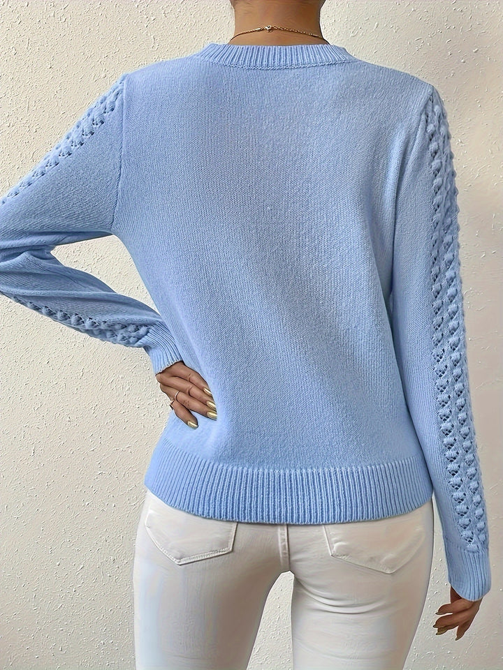 Lorena | Pointelle Knit Sweater