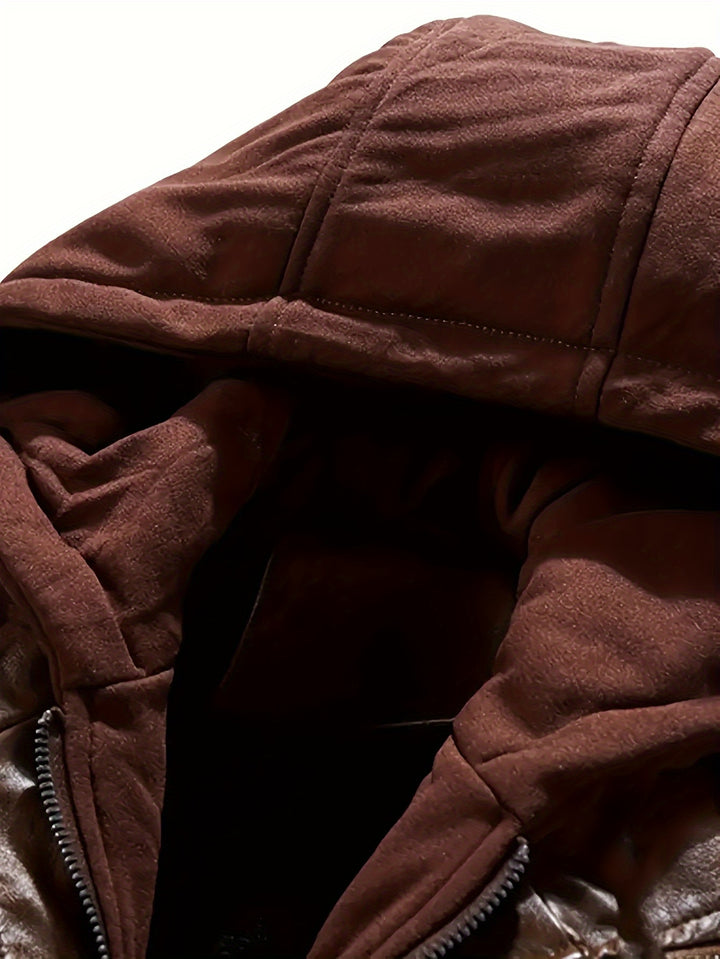 Roman | Hooded Moto Jacket