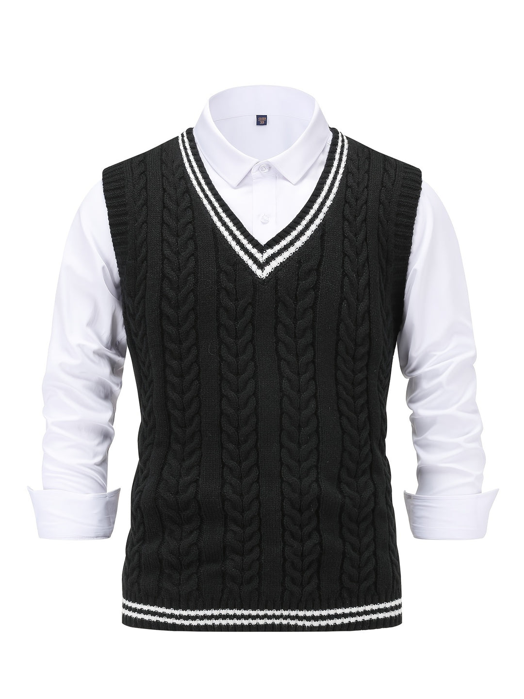 Lionel | Classic Cable-Knit Sweater Vest