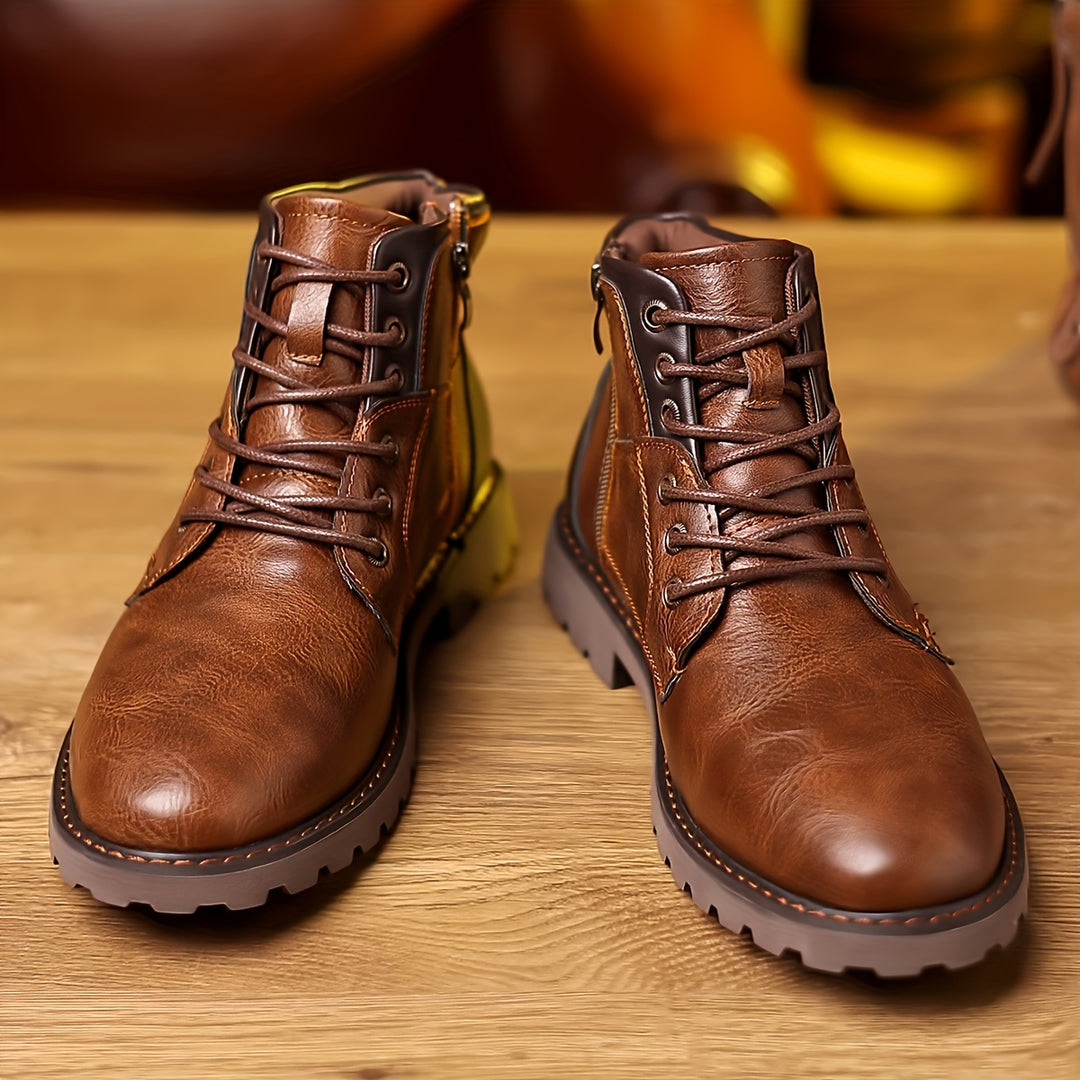 Rhys | Rugged Lace-Up Boots