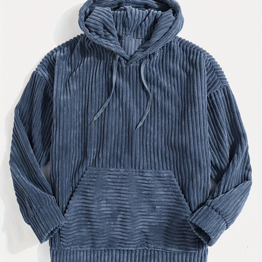 Lawrence | Ribbed Textured Hoodie
