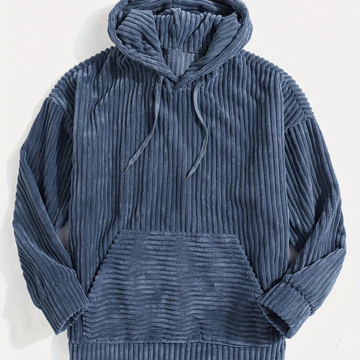 Lawrence | Ribbed Textured Hoodie