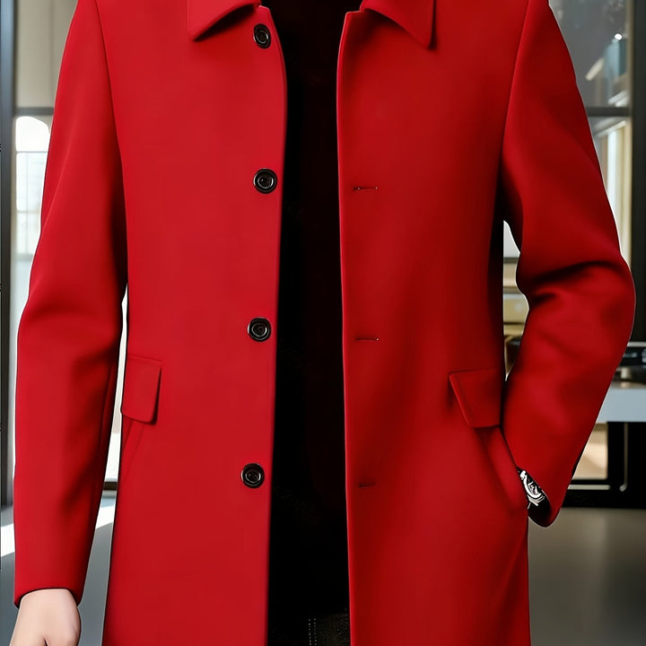 Cedric | Tailored Single-Breasted Overcoat