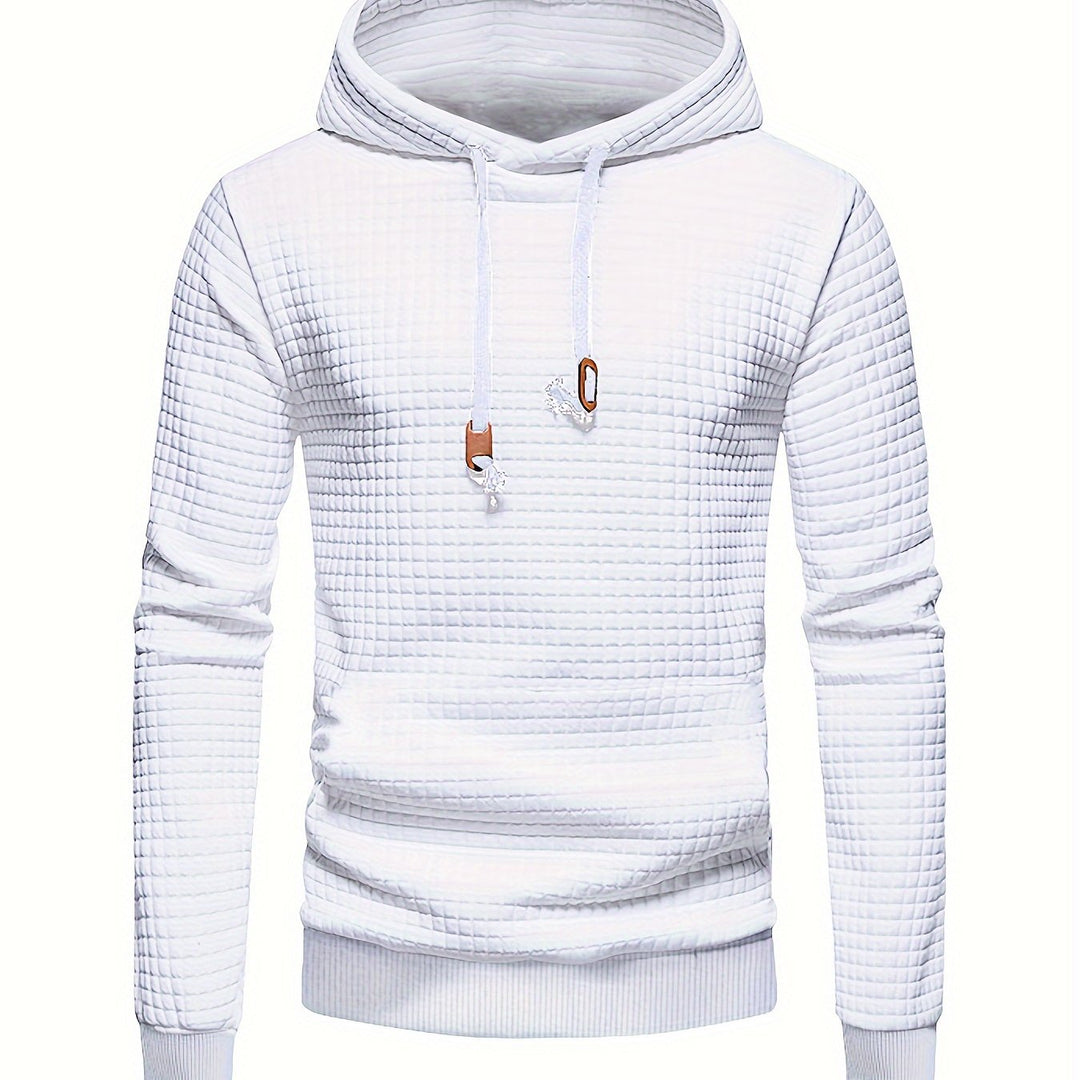 Quentin | Textured Hooded Sweatshirt