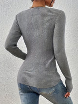 Lorelei | Ribbed Slim-Fit Top