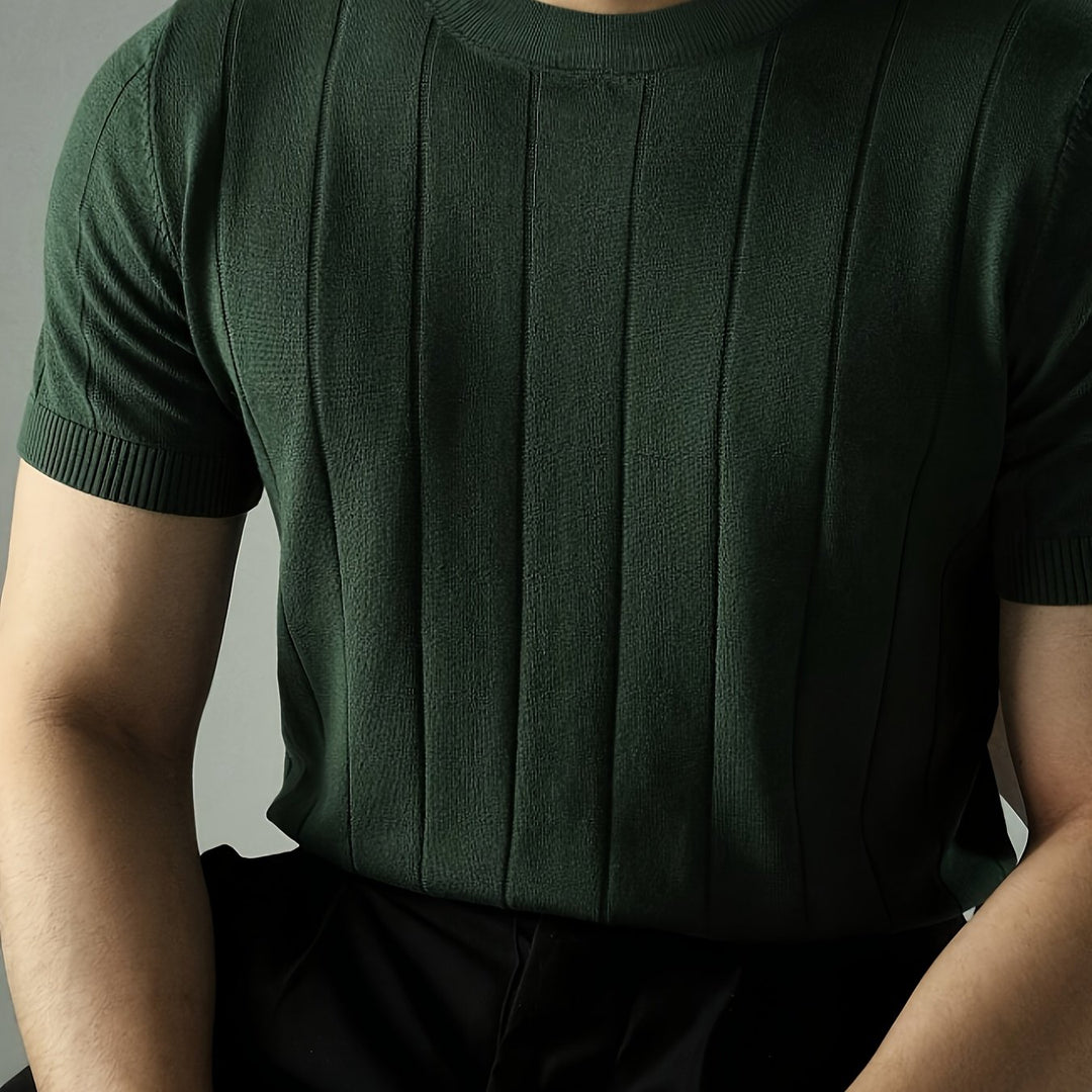 Julius | Ribbed Short-Sleeve Knit Top
