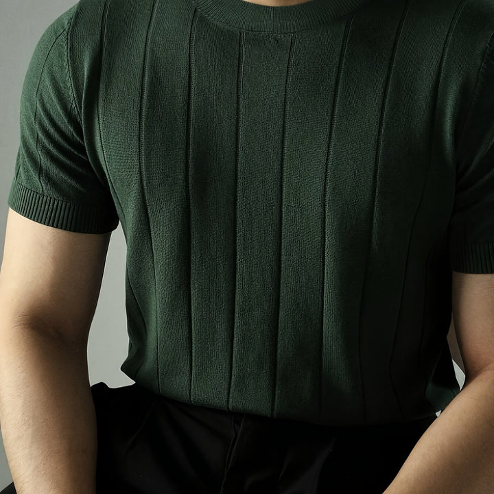 Julius | Ribbed Short-Sleeve Knit Top