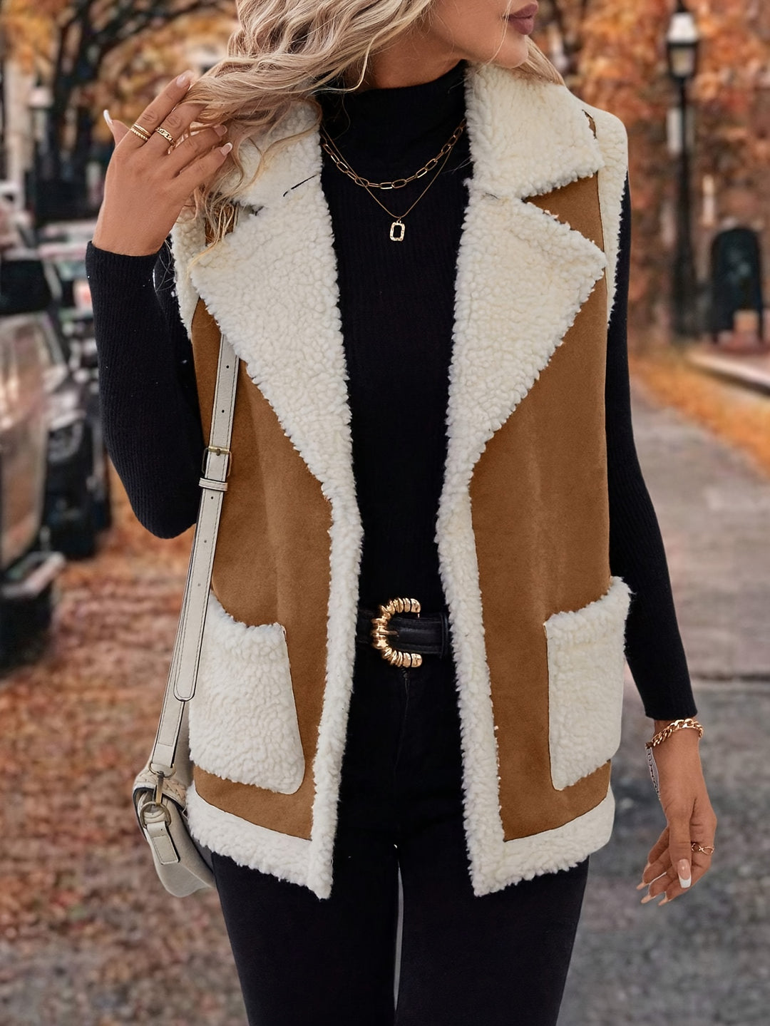 Cecily | Cosy Lined Lapel Gilet