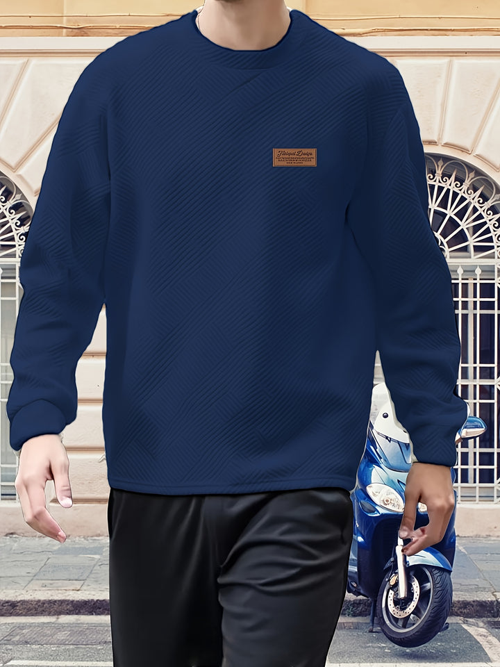 Camden | Textured Crew Neck Sweatshirt