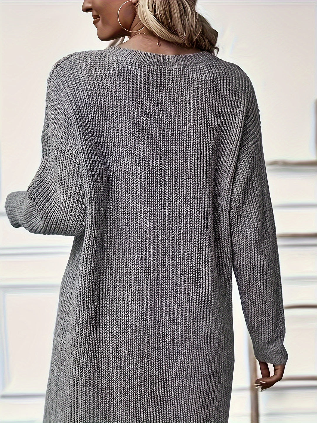 Larissa | Wrap-Front Knitted Dress