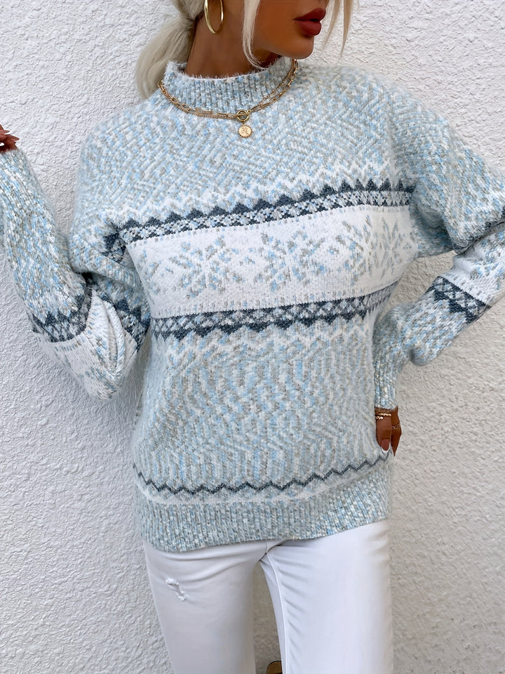 Heather | Cosy Snowflake Sweater