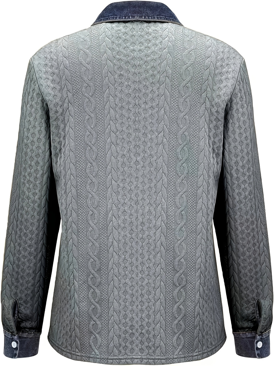 Melanie | Textured Contrast Cardigan