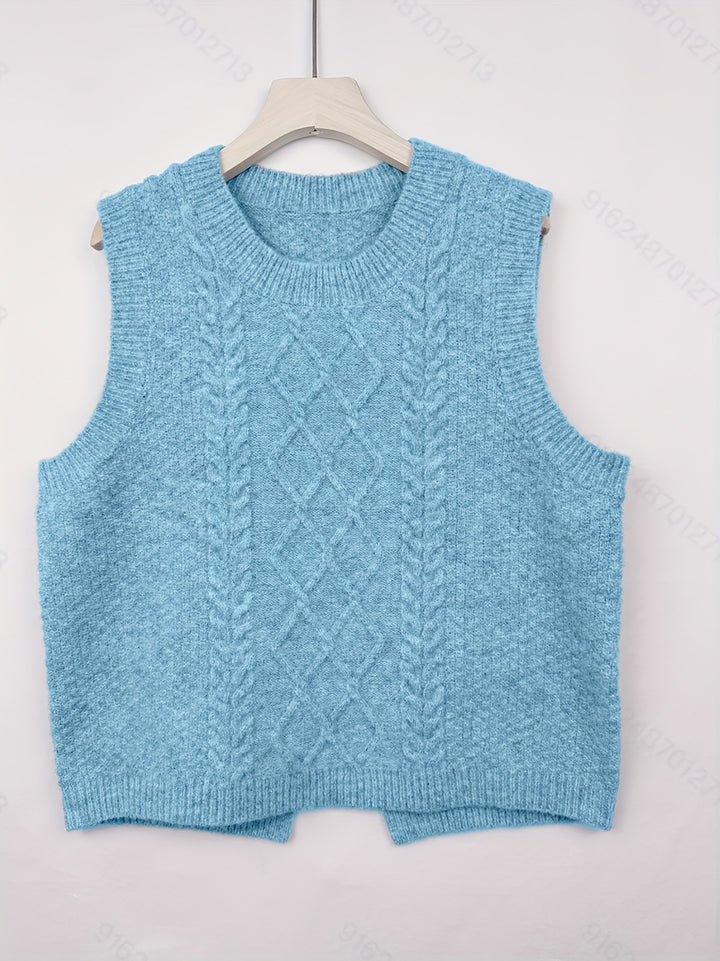 Eliza | Cable-Knit Vest