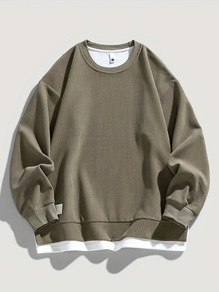 Auden | Layered Crewneck Sweatshirt