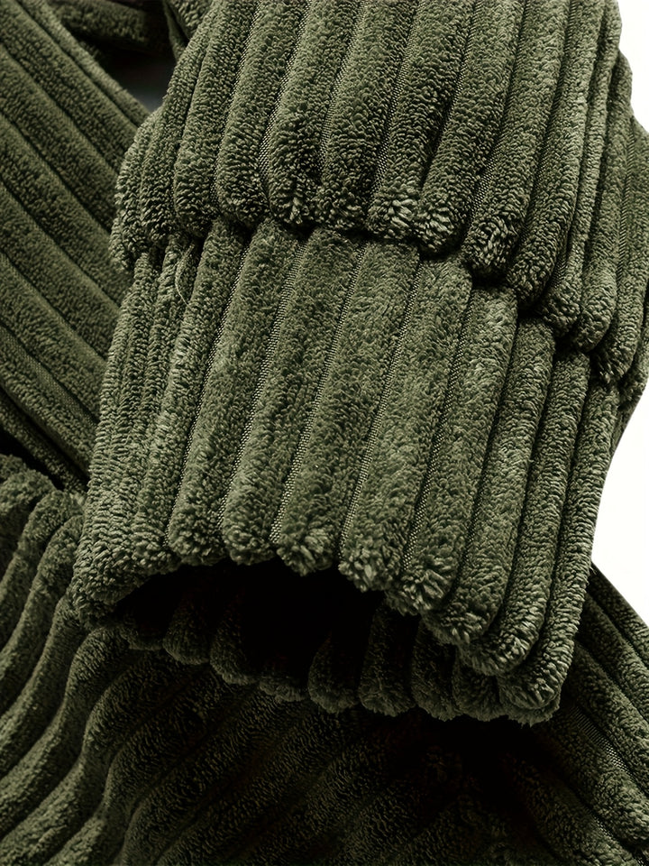Lawrence | Ribbed Textured Hoodie