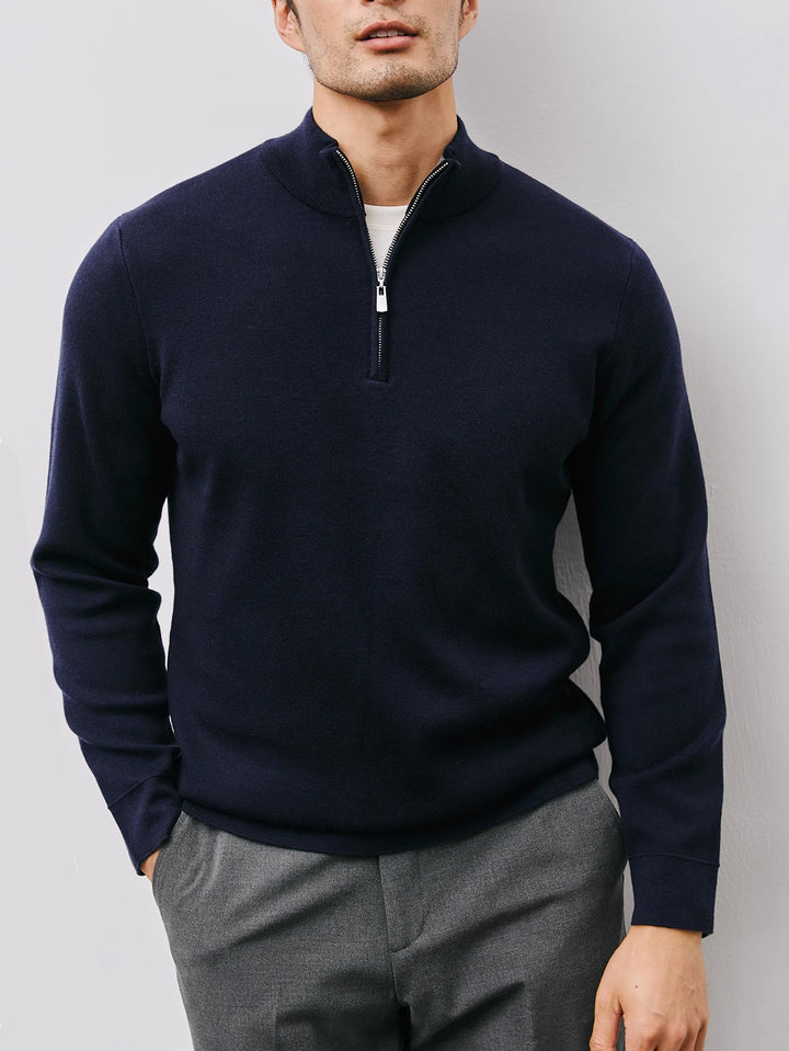 Silas | Refined Half-Zip Sweater
