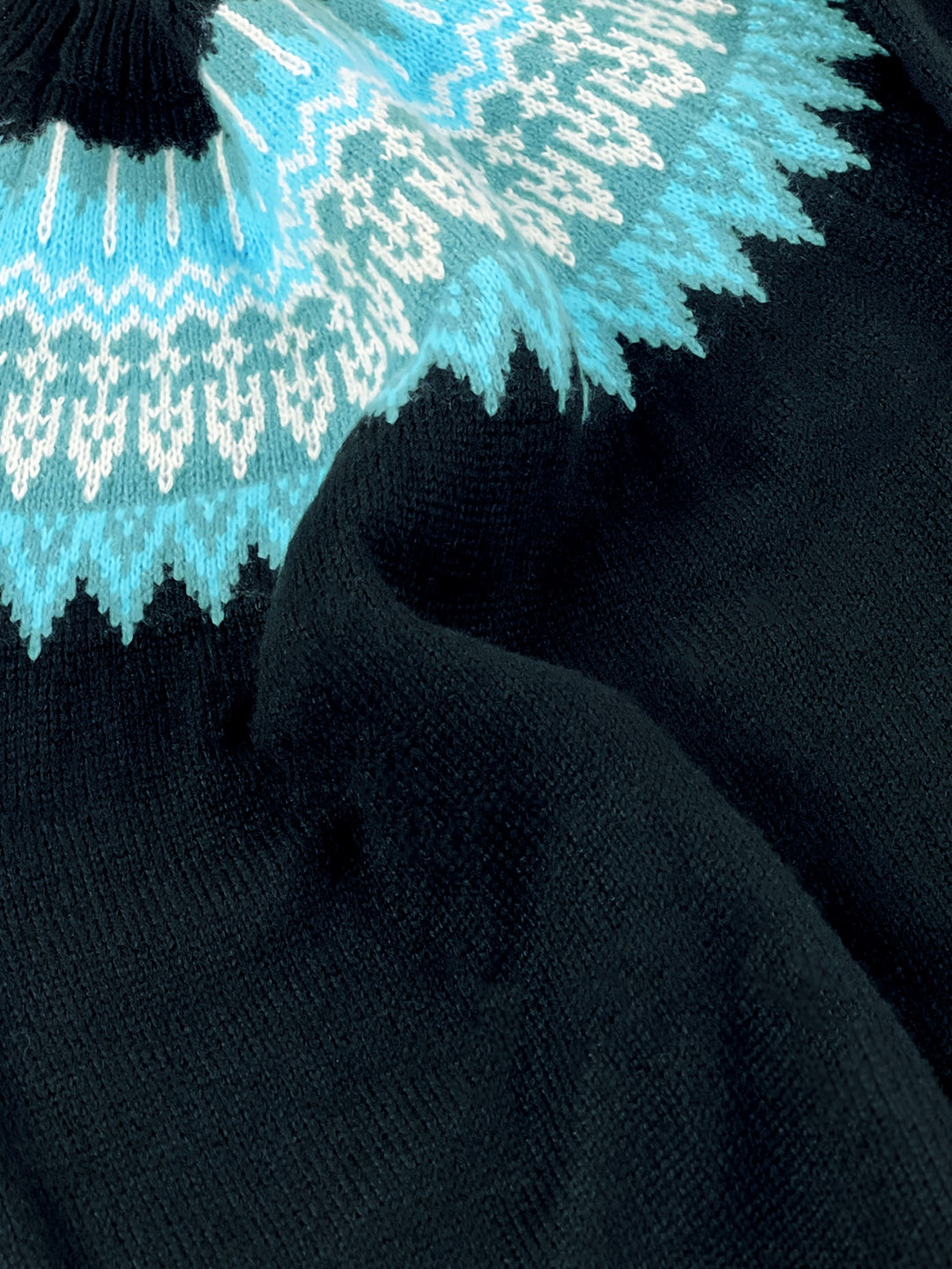 Sylvia | Chunky Jacquard Round Neck Sweater