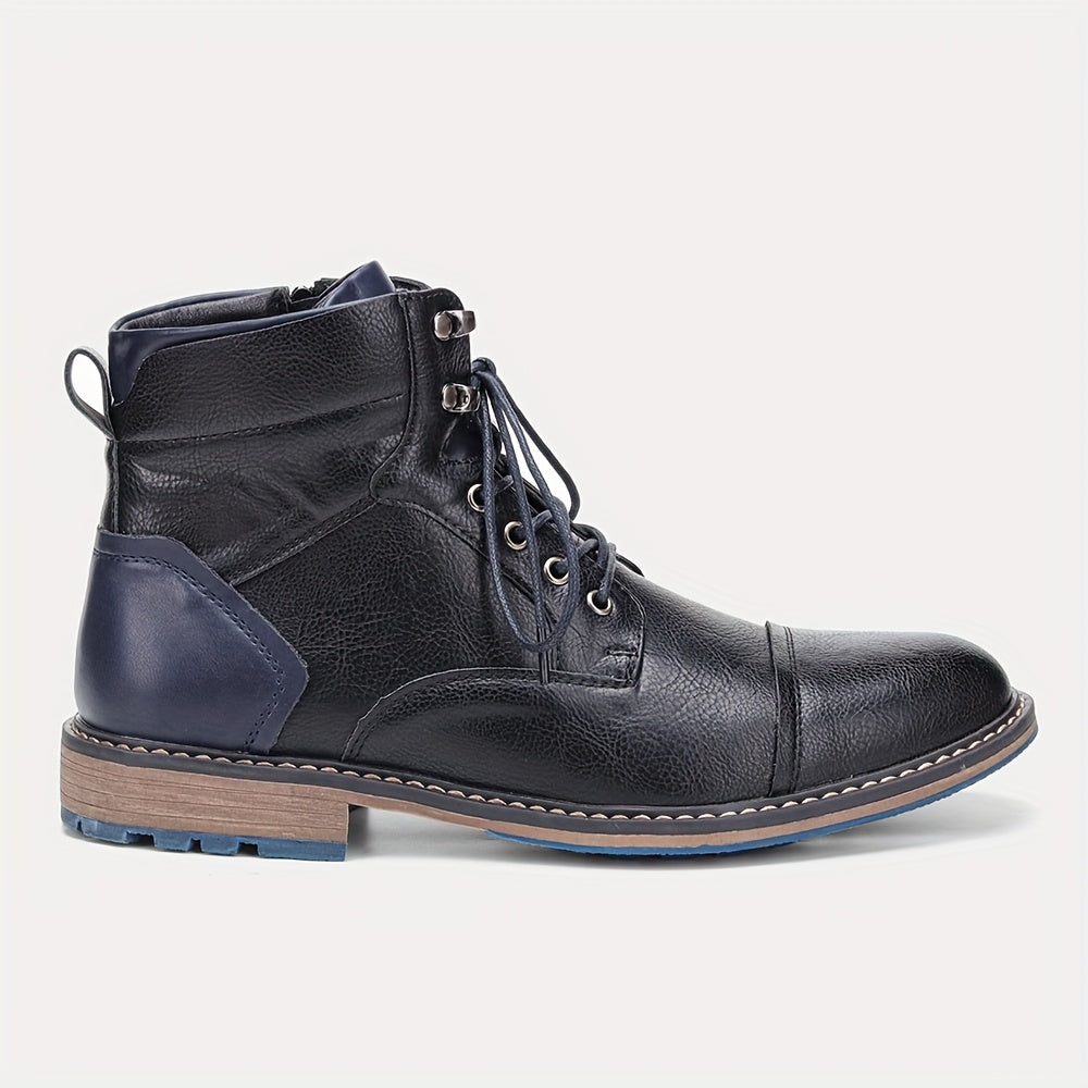 Wallace | Cap-Toe Lace-Up Boots
