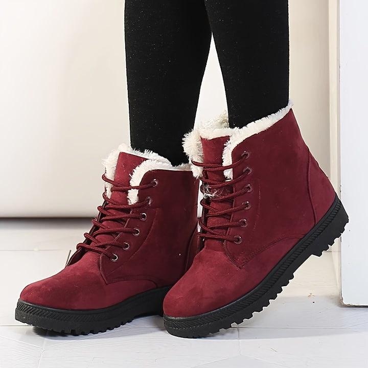 Colette | Cosy Lace-Up Ankle Boots