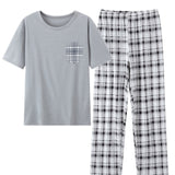 Miles | Relaxed Checked Two-Piece Set