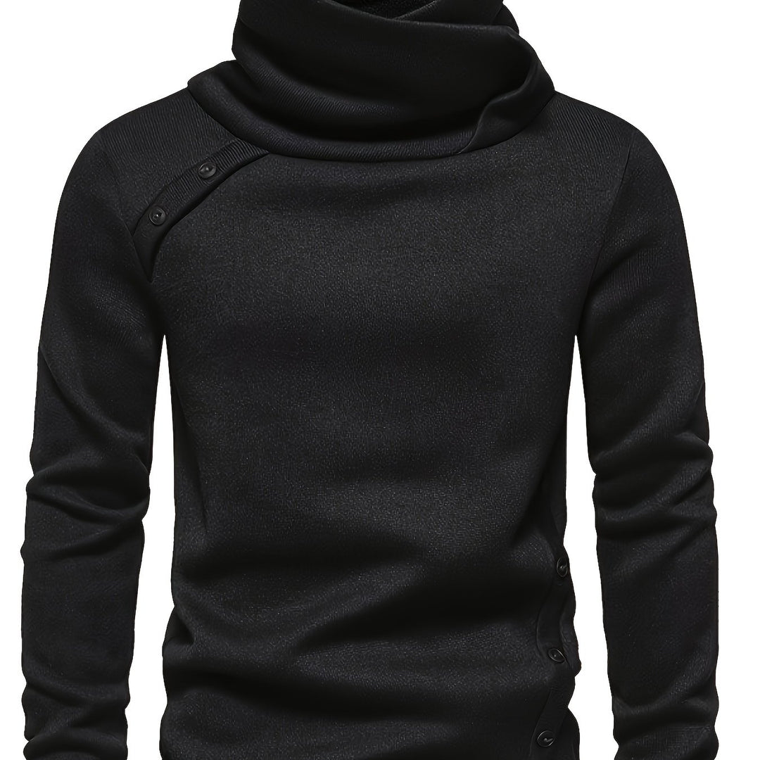 Marcus | Slouch-Neck Button Sweater