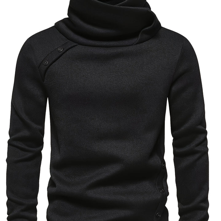 Marcus | Slouch-Neck Button Sweater