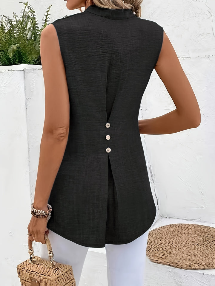 Tabitha | Sleeveless Tunic Blouse