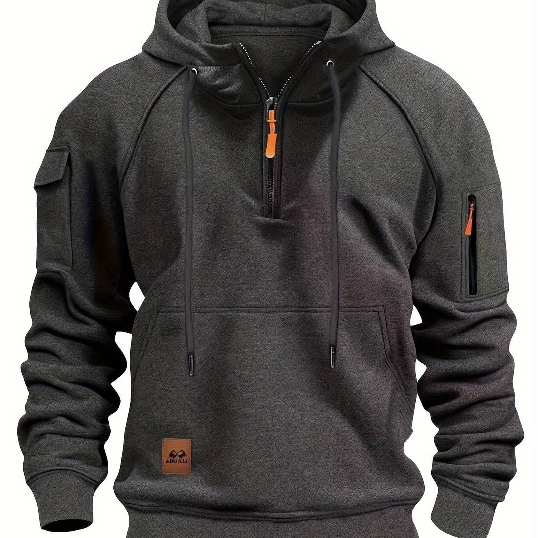 Colton | Rugged Quarter-Zip Hoodie