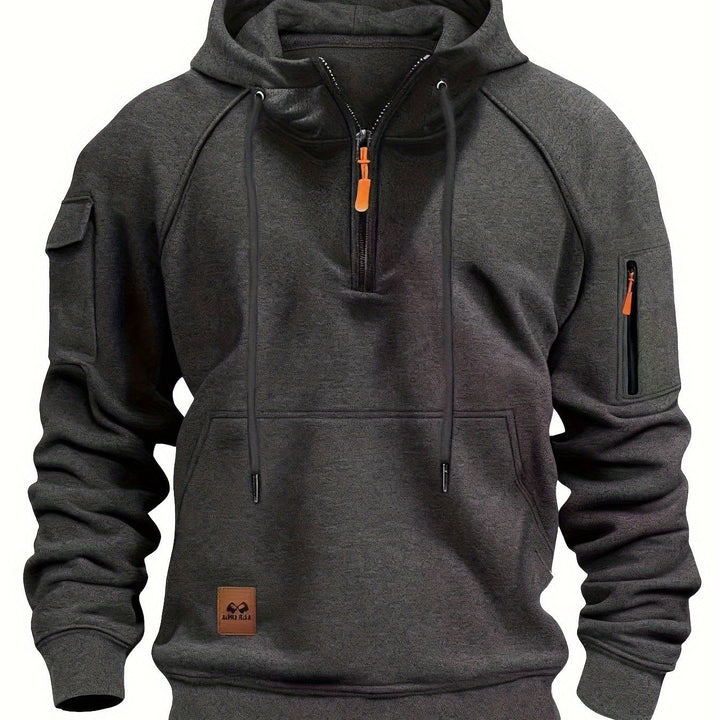 Colton | Rugged Quarter-Zip Hoodie