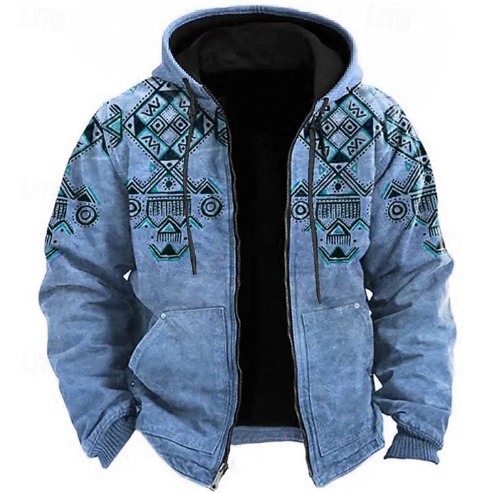 Dalton | Heritage-Print Hooded Jacket