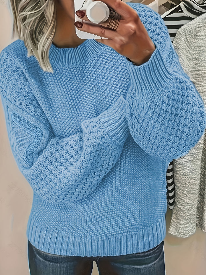 Estelle | Cosy Lantern-Sleeve Sweater
