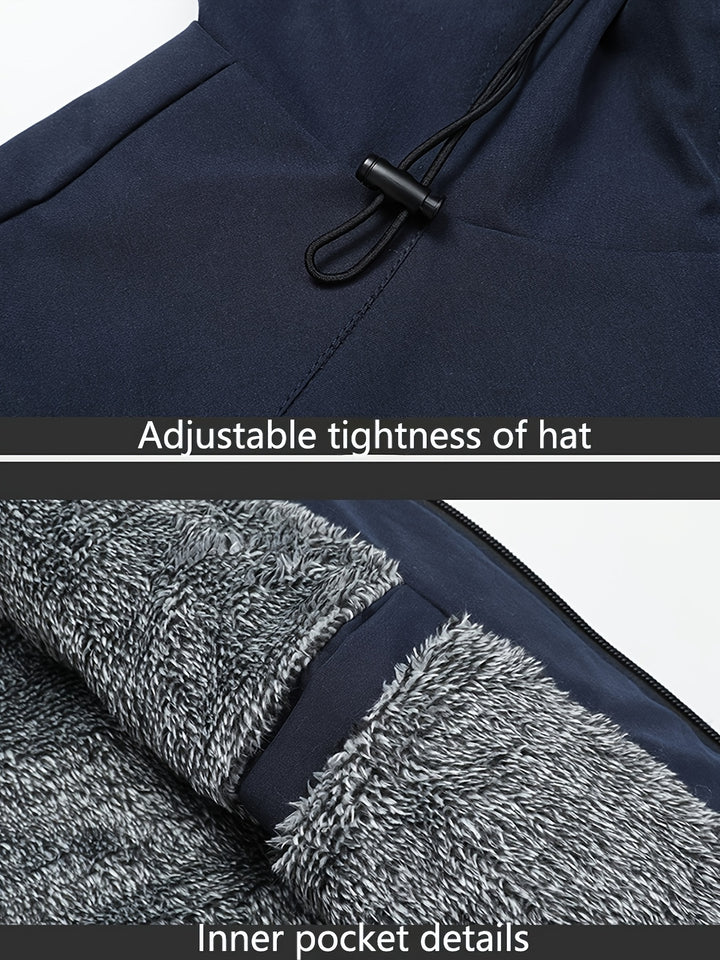 Calvin | Warm Hooded Zip-Up Jacket