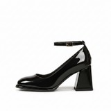 Celeste | Patent Block Heel Sandals