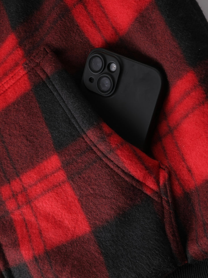 Colton | Hooded Sherpa-Lined Shirt Jacket