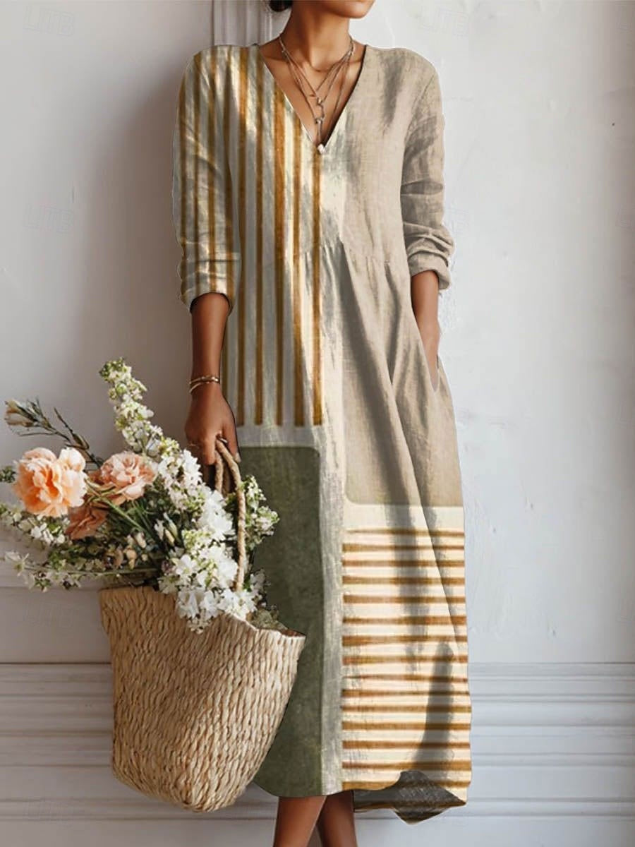 Dilara | Multicolour Patch Everyday Comfort Dress