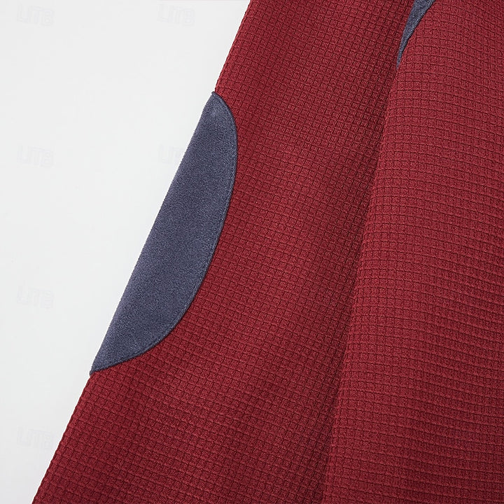 Rhett | Textured Quarter-Zip Pullover
