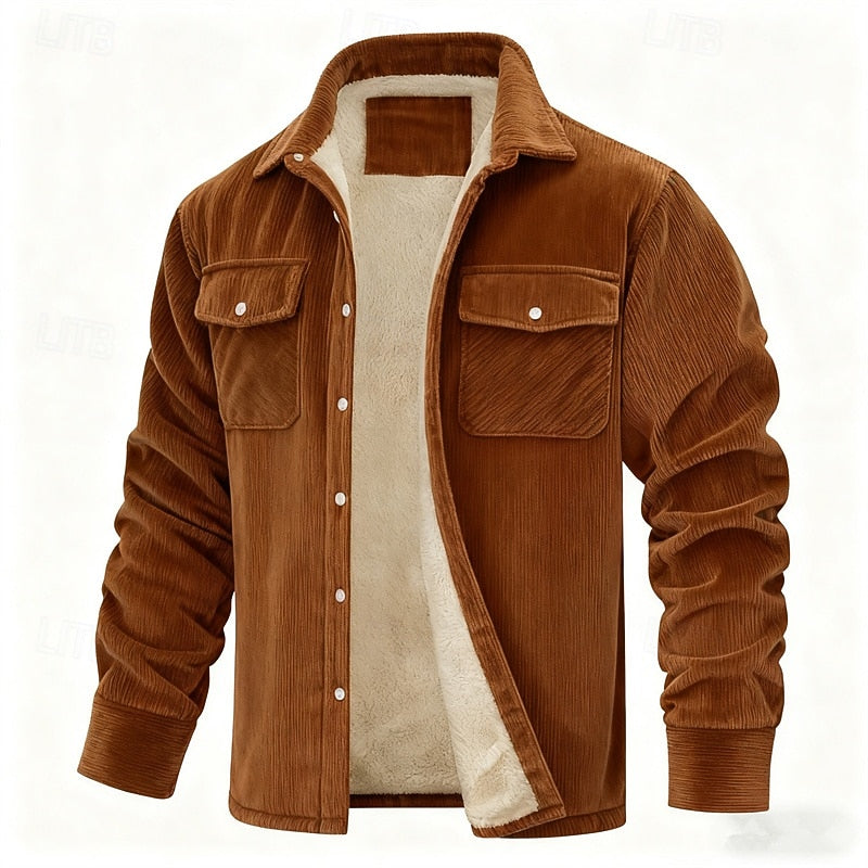 Dalton | Ribbed Fleece-Lined Jacket