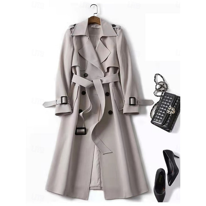 Lillian | Belted Longline Trench Coat