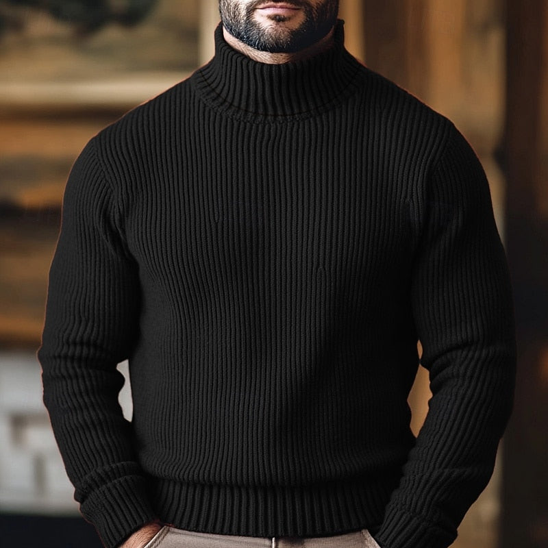 Dean | Ribbed Turtleneck Jumper