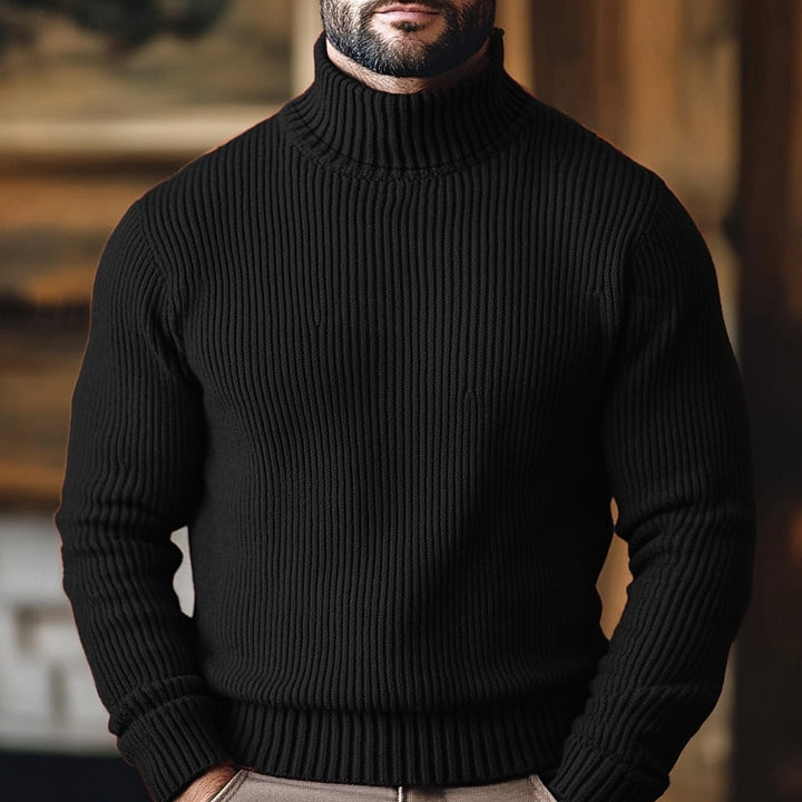 Dean | Ribbed Turtleneck Jumper