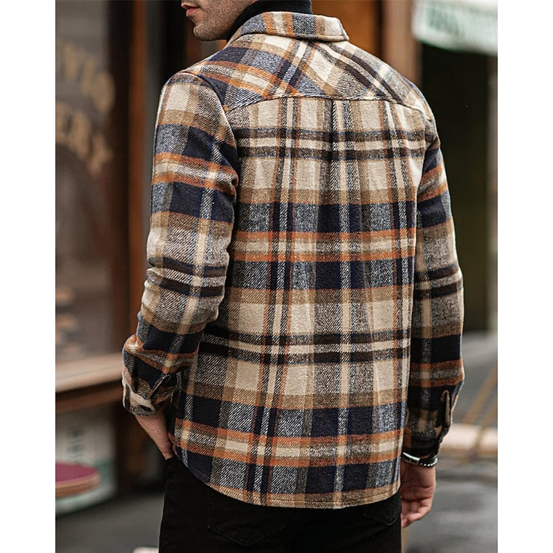 Calvin | Rugged Checked Shirt Jacket