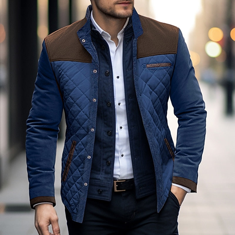 Roman | Quilted Colour Block Jacket