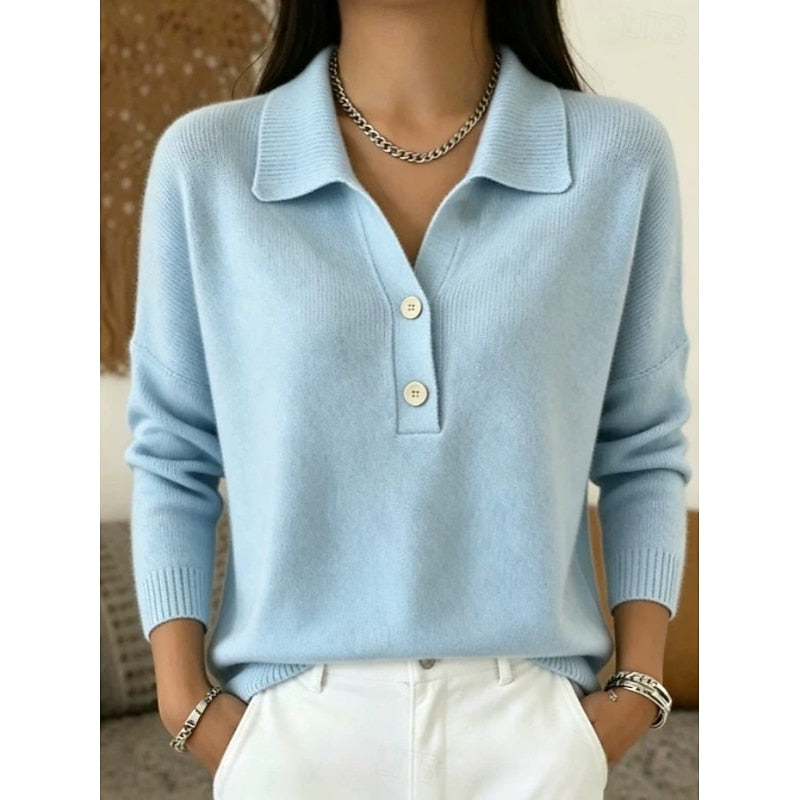 Lorelei | Refined Collared Polo Jumper