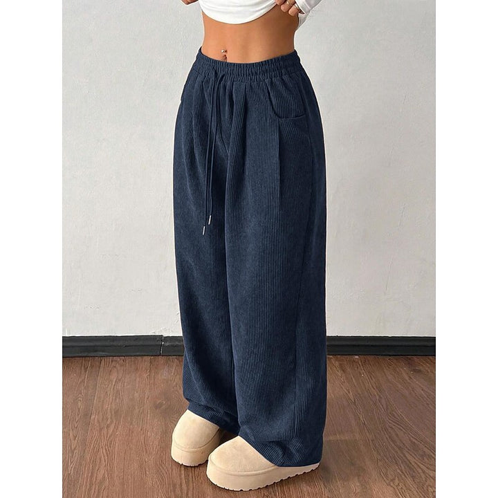 Della | Relaxed Wide-Leg High-Waist Trousers