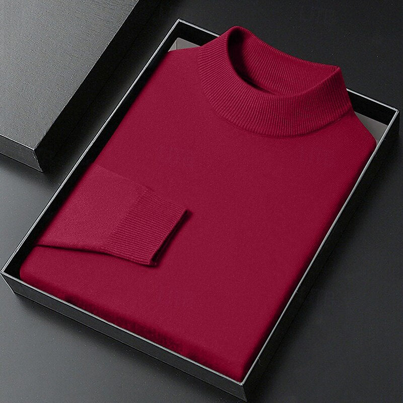 Maxwell | Refined Mock-Neck Sweater