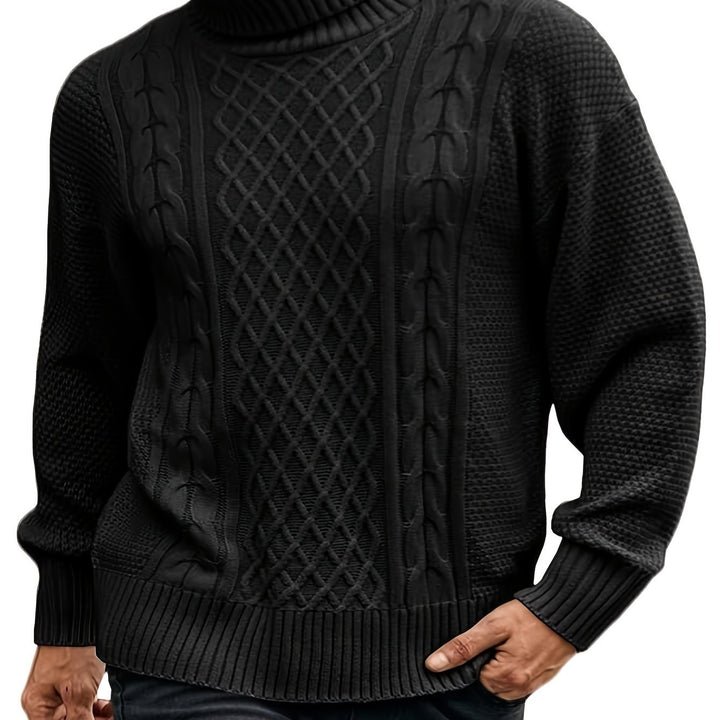 Grayson | Cable-Knit Turtleneck Sweater